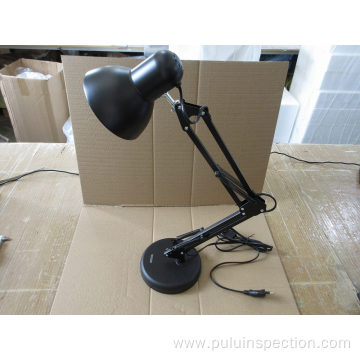 Folding table lamp pre-inspection quality control in Huizhou